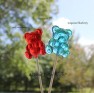 647 Teddy Bear with Bow Tie Chocolate or Hard Candy Lollipop Mold 647 Teddy Bear with Bow Tie Chocolate or Hard Candy Lollipop Mold